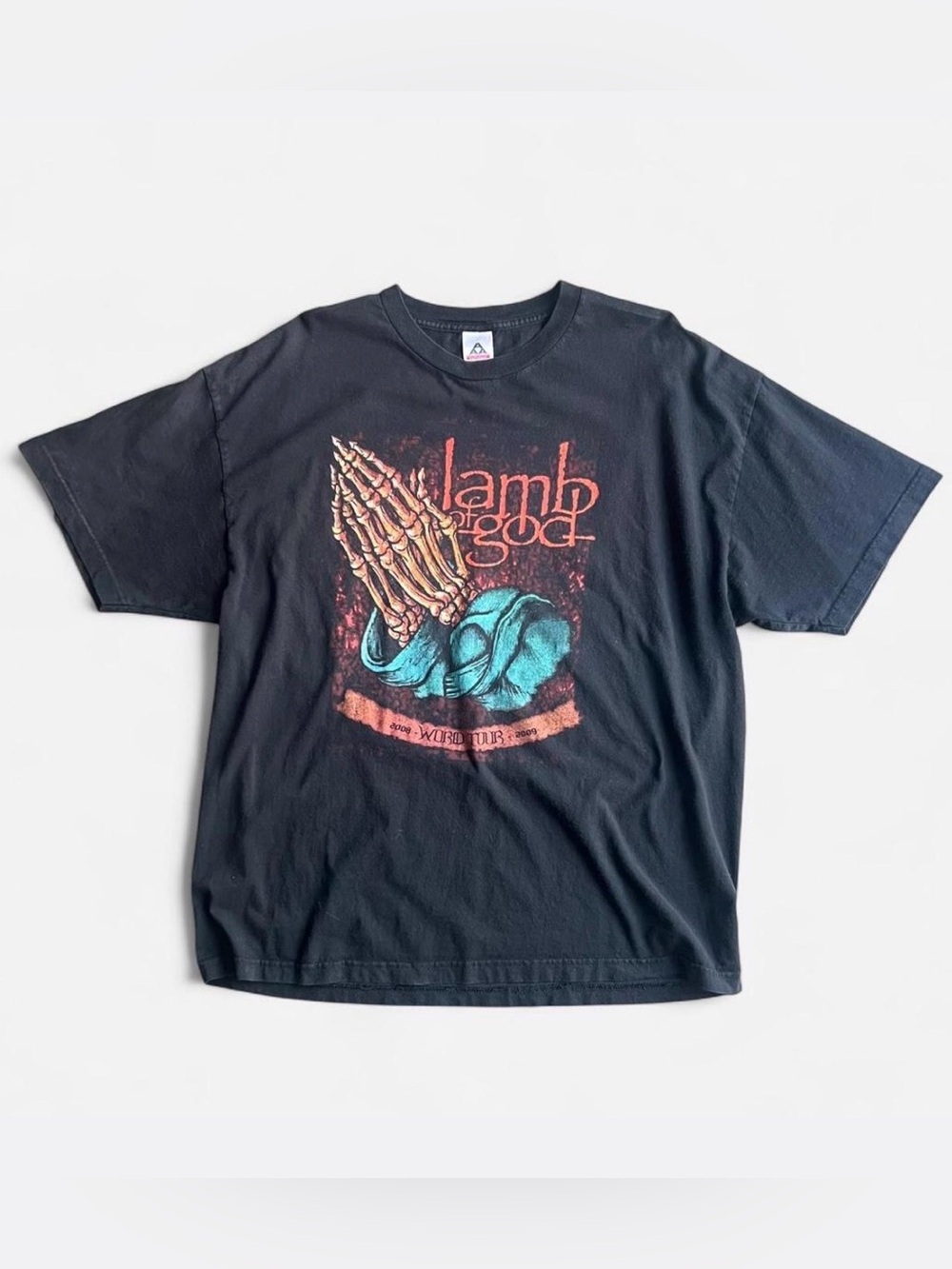 Vintage Lamb of God 2008 Word Tour t-shirt size 2XL